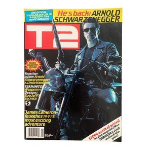 T2 Judgement Day (mag) 1991-Arnold Schwarzenegger/ Linda Hamilton Deluxe Collect